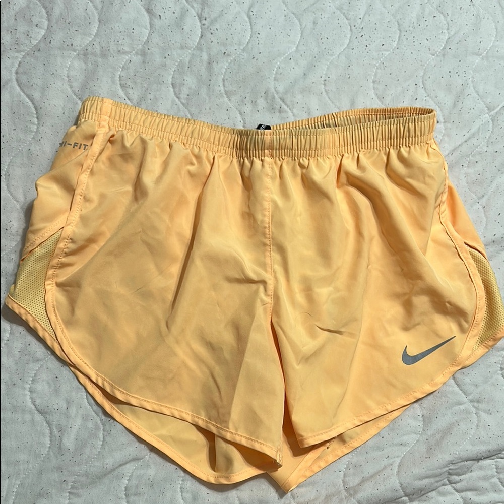 Nike Women's Yellow Running Shorts